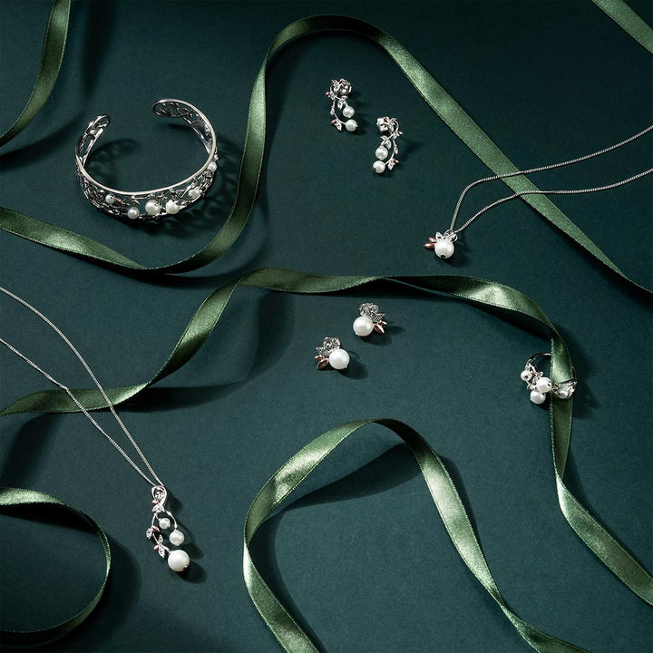 Clogau Lily of the Valley Pearl Stud Earrings - MococoClogau3SLYV02945051537358534Earrings