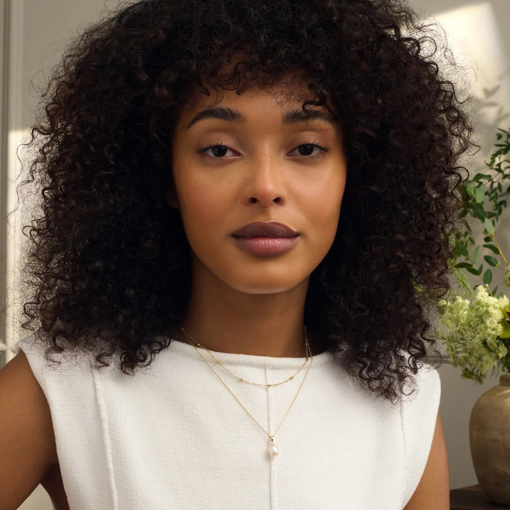 Clogau Nature's Wonder 9ct Solid Gold Beachcomber Layered Pearl Necklace - MococoClogauGBCH8285051537387961Necklaces