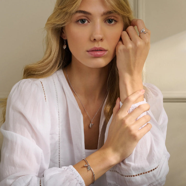 Clogau Oak Leaf Silver Ring - MococoClogau3SOAK840 - J5051537388272Rings