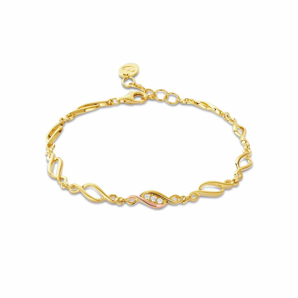 Clogau Past Present Future Gold and Diamond Multi - Link Bracelet - MococoClogauGPPF03685051537380535Bracelets