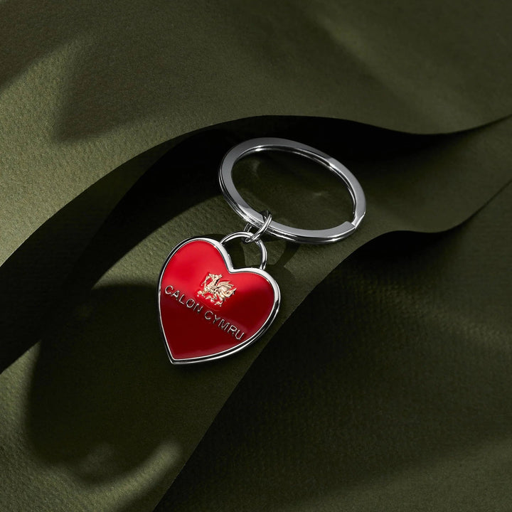 Clogau Silver WRU Welsh Heart Keyring - MococoClogau7WRUKR5051537380016Accessories