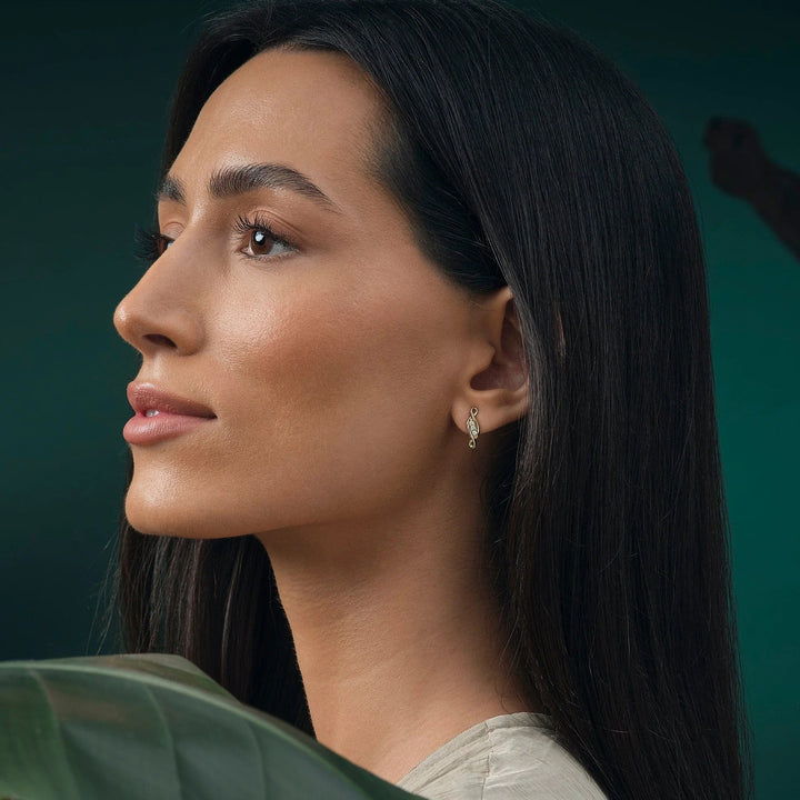 Clogau Solid Gold 1854 Past Present Future 18Ct Gold Earrings - MococoClogau1854PPF03525051537379201Earrings