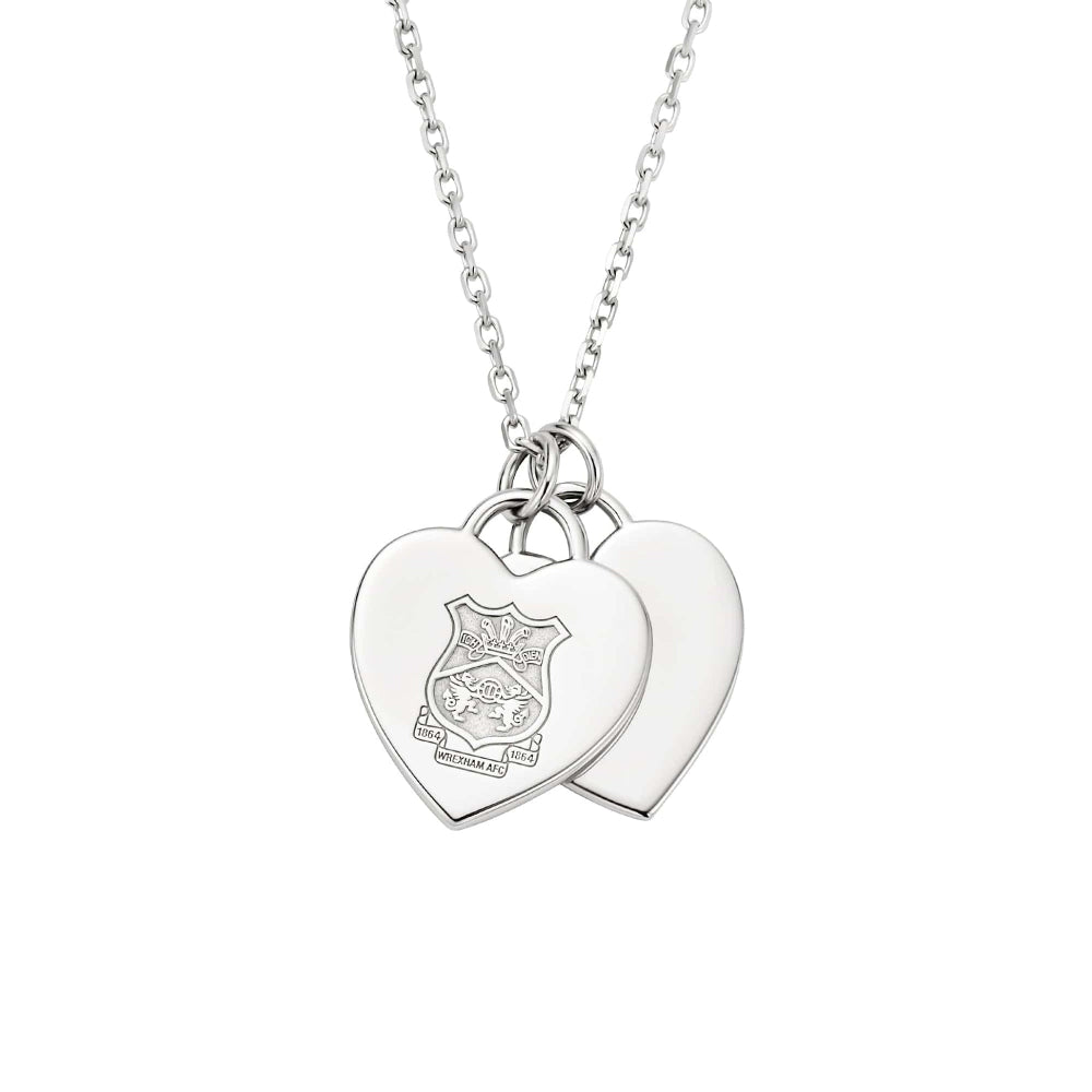 Clogau Sterling Silver Wrexham AFC Heart Pendant image 1