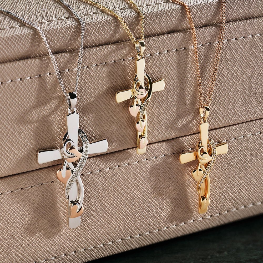 Clogau Tree of Life Gold and Diamond Cross Pendant - MococoClogauGTOL00875051537360988Charms & Pendants
