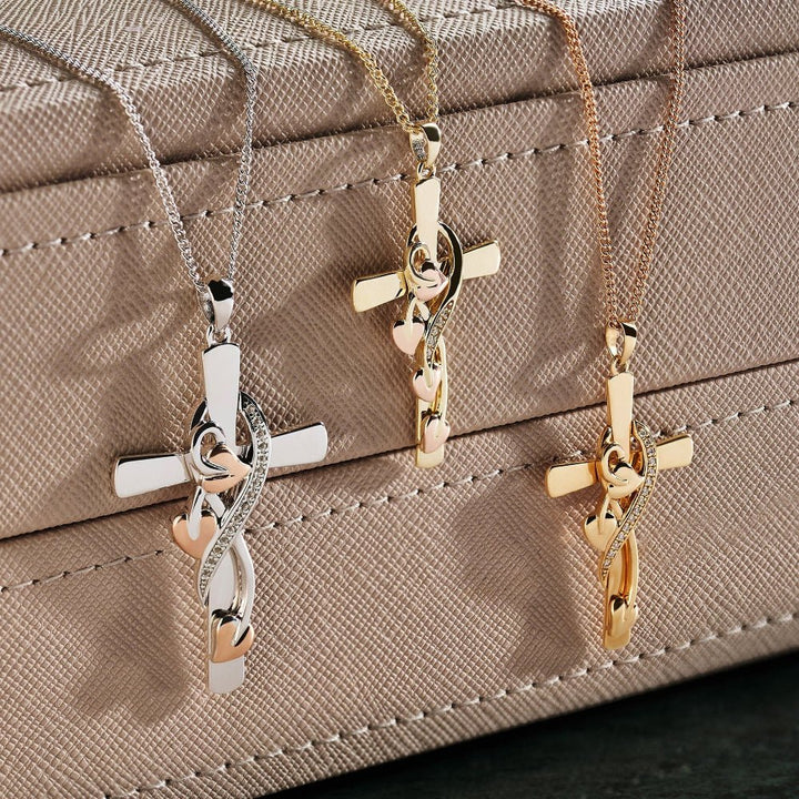 Clogau Tree of Life Gold and Diamond Cross Pendant - MococoClogauGTOL00875051537360988Charms & Pendants