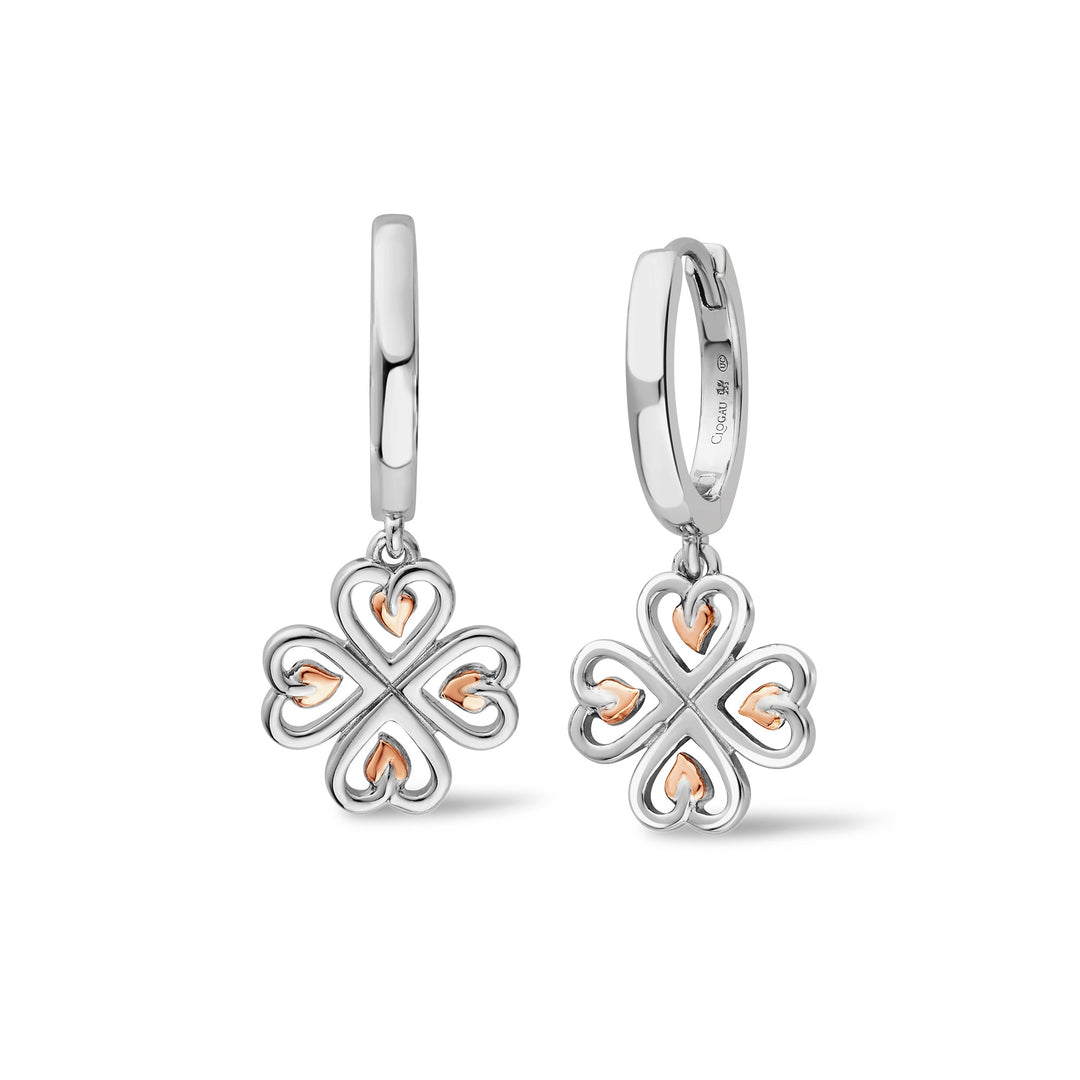 Clogau Tree Of Life Silver Heart Drop Earrings - MococoClogau3STOL07395051537384731Earrings