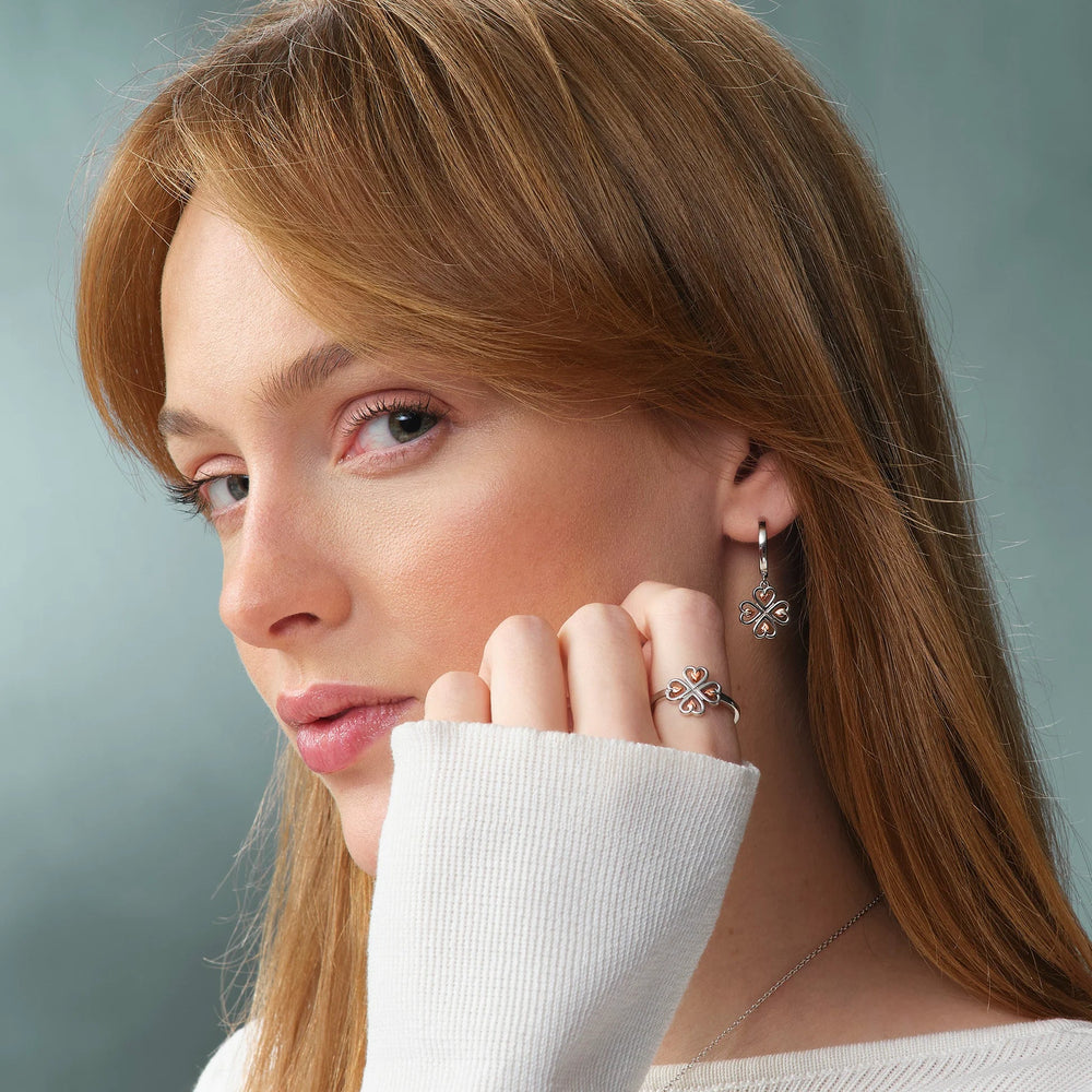 Clogau Tree Of Life Silver Heart Drop Earrings - MococoClogau3STOL07395051537384731Earrings