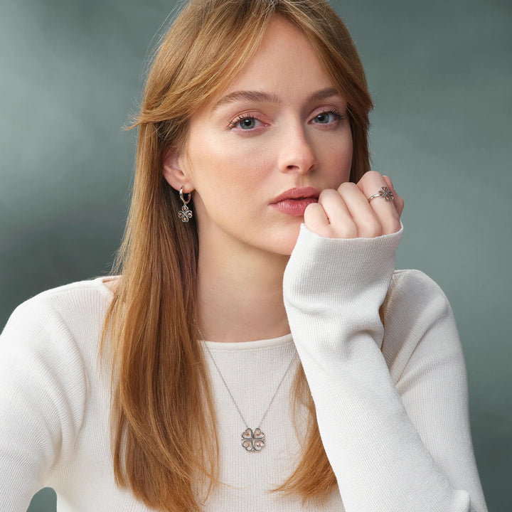 Clogau Tree Of Life Silver Heart Drop Earrings - MococoClogau3STOL07395051537384731Earrings