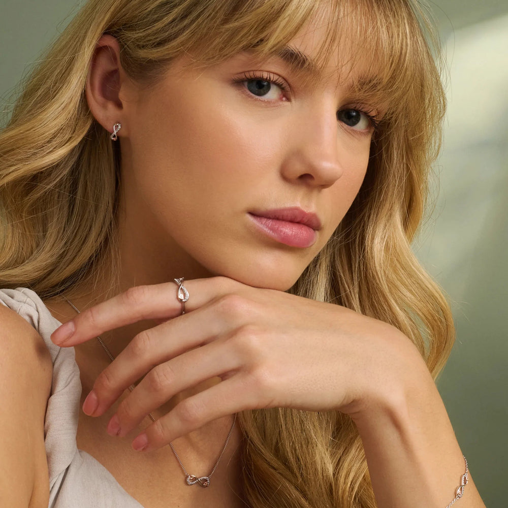 Clogau Tree of Life Silver Infinity Stud Topaz Earrings - MococoClogau3STOL8535051537387930Earrings