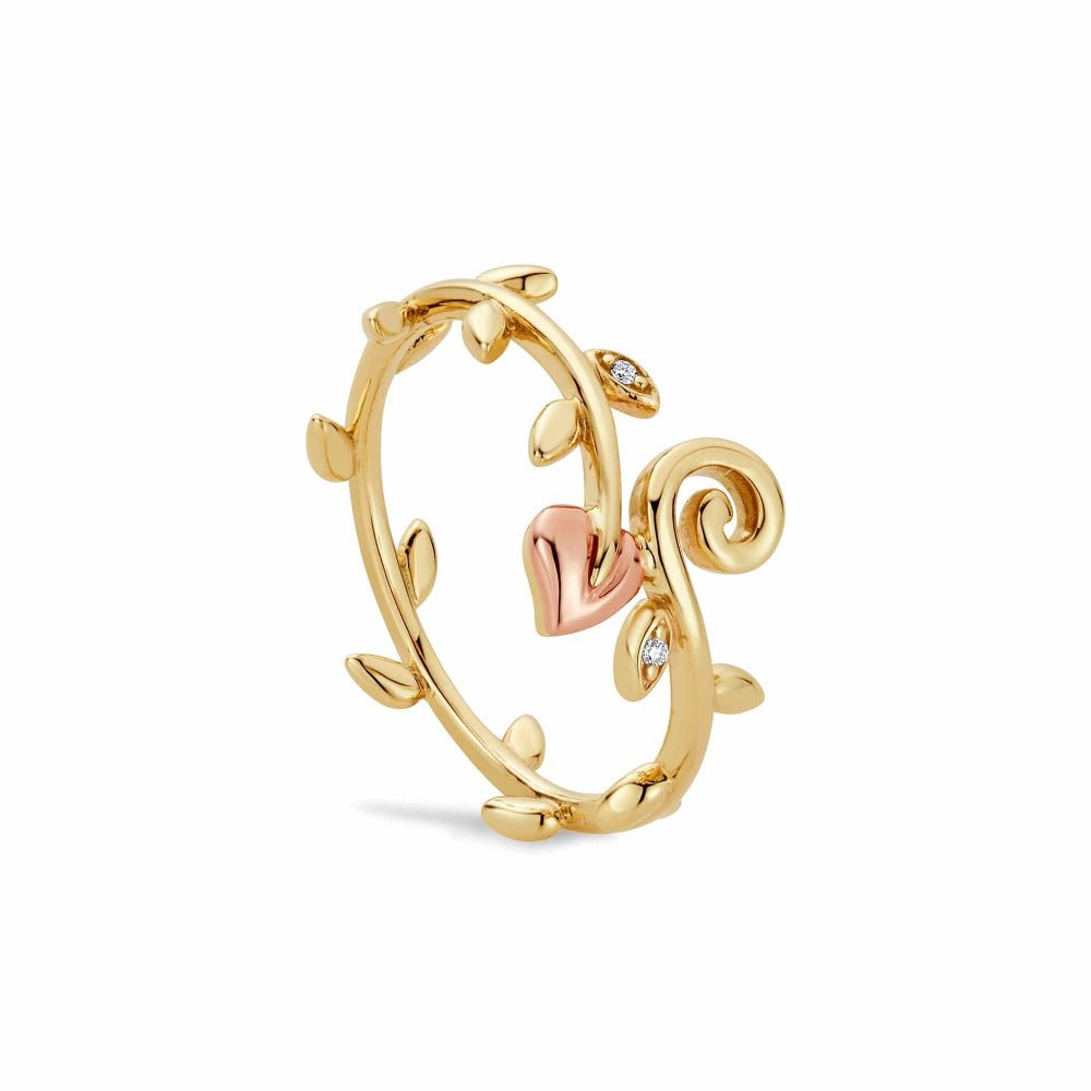 Clogau Vine of Life Gold and Diamond Ring - MococoClogauGTOL0054 - J5051537357674Rings