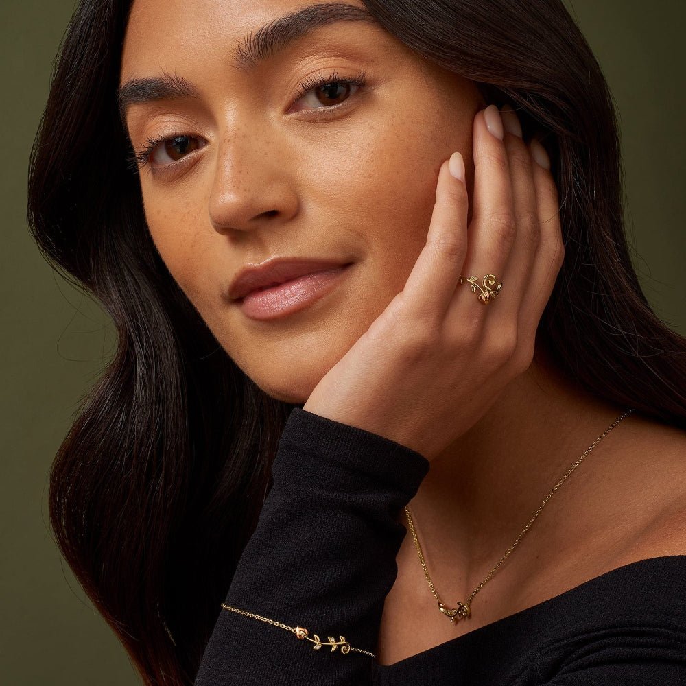 Clogau Vine of Life Gold and Diamond Ring - MococoClogauGTOL0054 - J5051537357674Rings