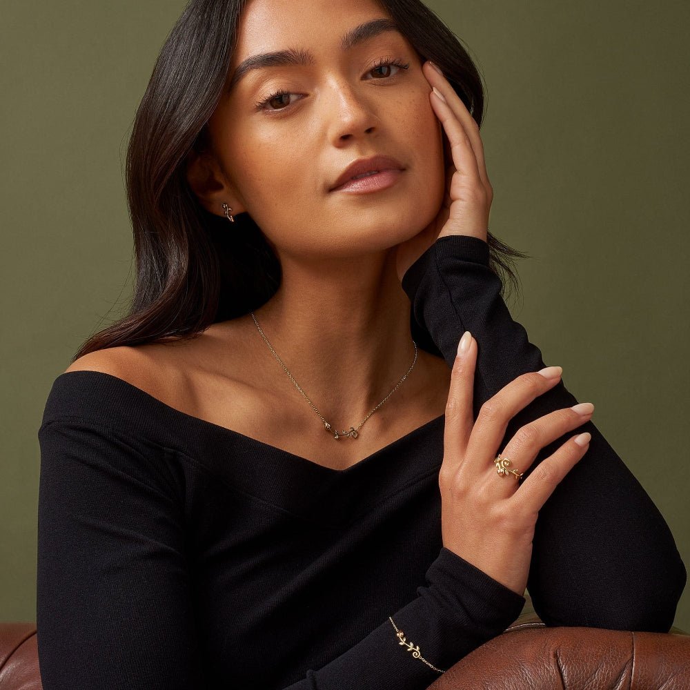 Clogau Vines of Life Yellow Gold Diamond Necklace - MococoClogauGTOL00555051537357667Necklaces