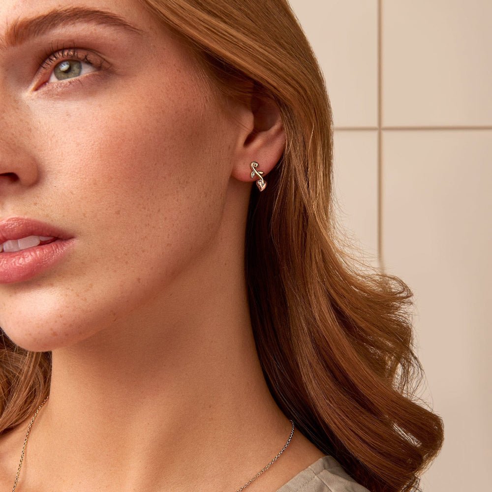 Clogau Vines of Life Yellow Gold Diamond Stud Earrings - MococoClogauGTOL00565051537357650Earrings
