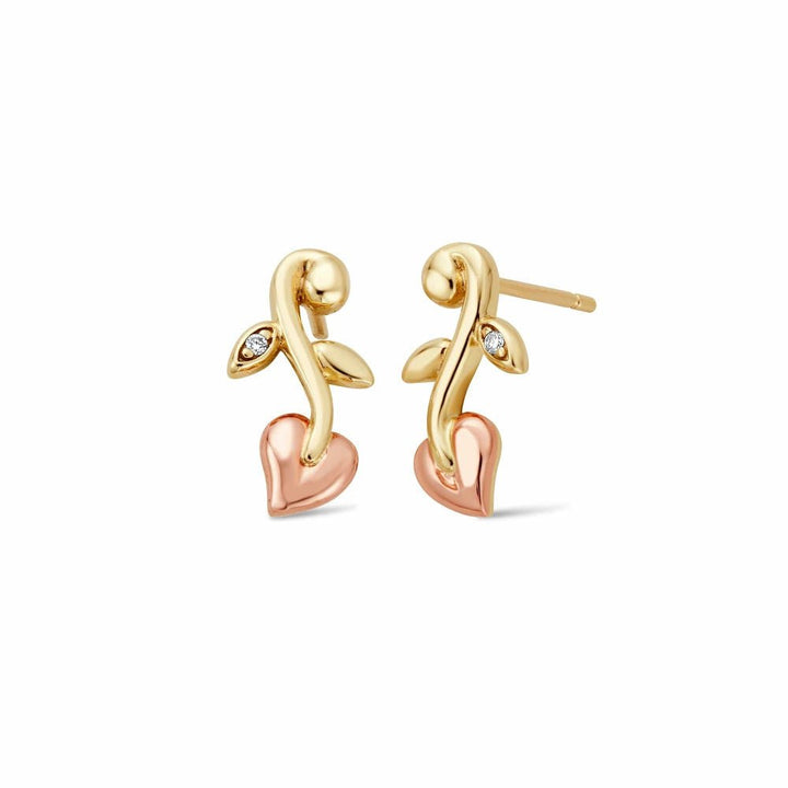 Clogau Vines of Life Yellow Gold Diamond Stud Earrings - MococoClogauGTOL00565051537357650Earrings