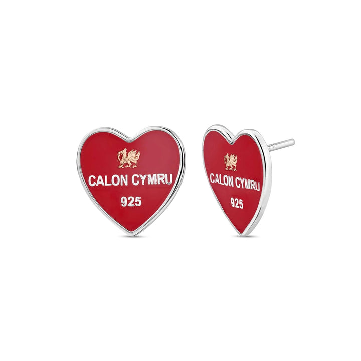 Clogau Welsh Heart Silver Stud Earrings - MococoClogau3SWRU8325051537388616Earrings