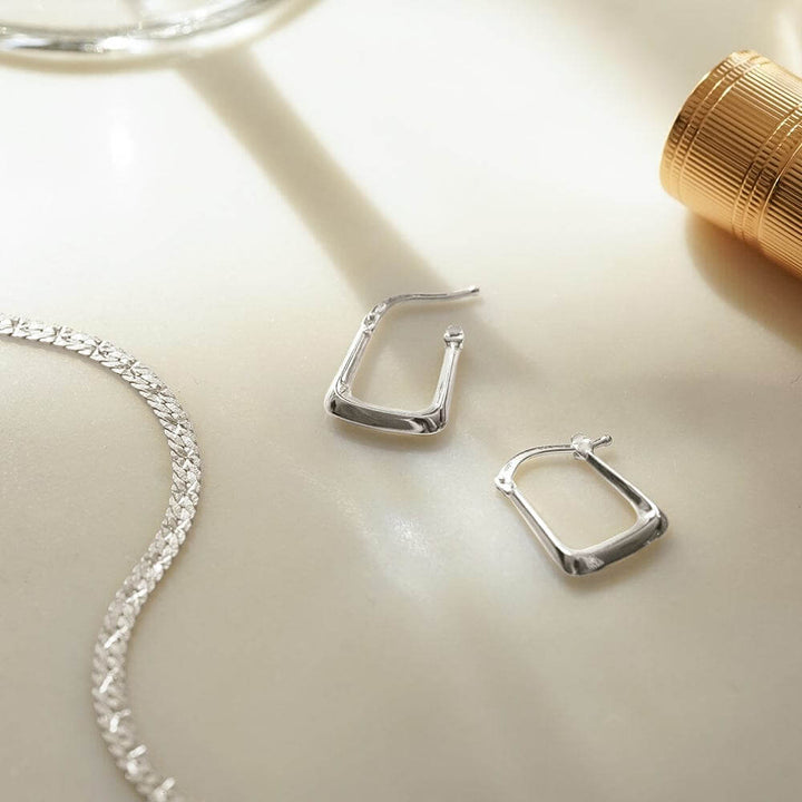 Daisy London Silver Bold Creole Hoop Earrings - MococoDaisy LondonE3110_SLVEarrings