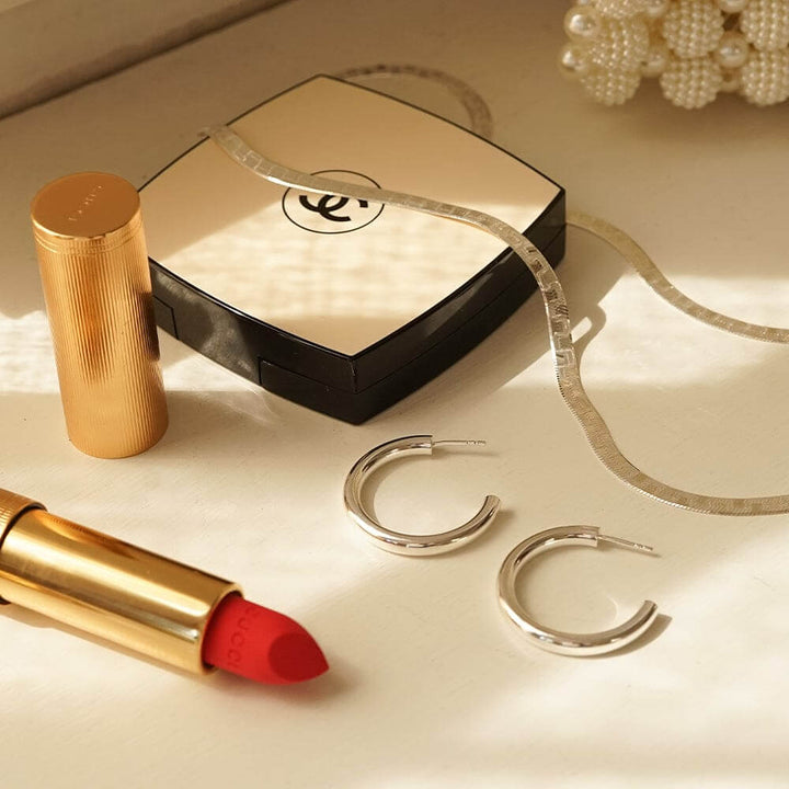 Daisy London Silver Bold Hoop Earrings - MococoDaisy LondonE3120_SLV - 20Earrings