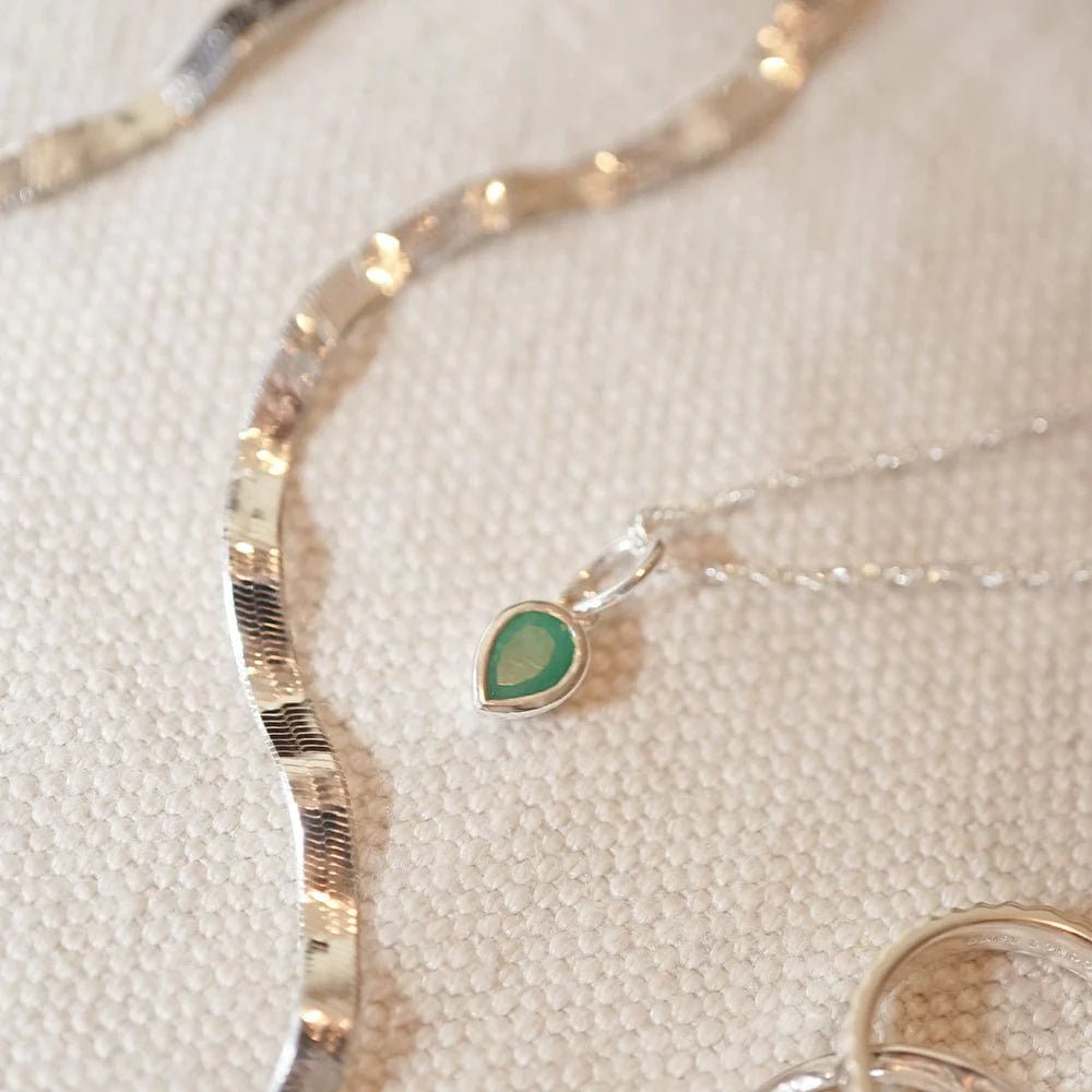 Daisy London Silver Emerald May Birthstone Charm Pendant - MococoDaisy LondonPBS17_SLV5056104125366Charms & Links