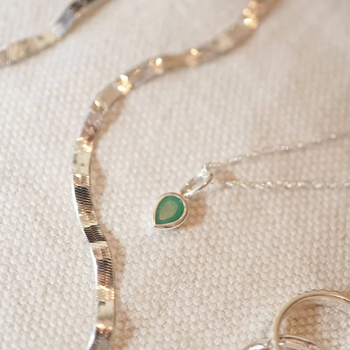 Daisy London Silver Emerald May Birthstone Charm Pendant - MococoDaisy LondonPBS17_SLV5056104125366Charms & Links