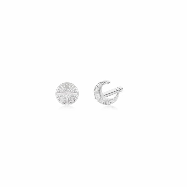 Daisy London Silver Estee Lalonde Luna Stud Earrings - MococoDaisy London2ELE21_SLVEarrings