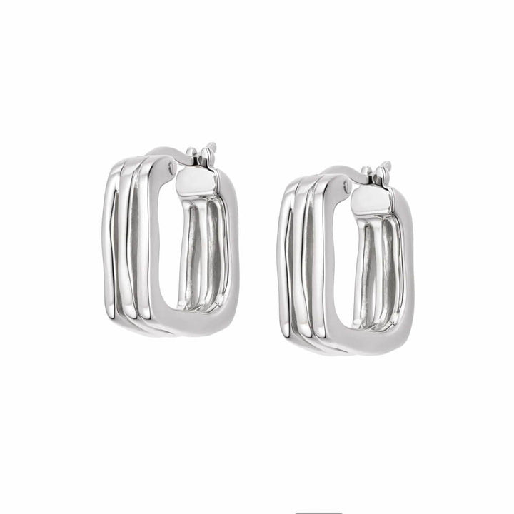 Daisy London Silver Estee Lalonde Sisterhood Hoop Earrings - MococoDaisy London2ELE19_SLVEarrings