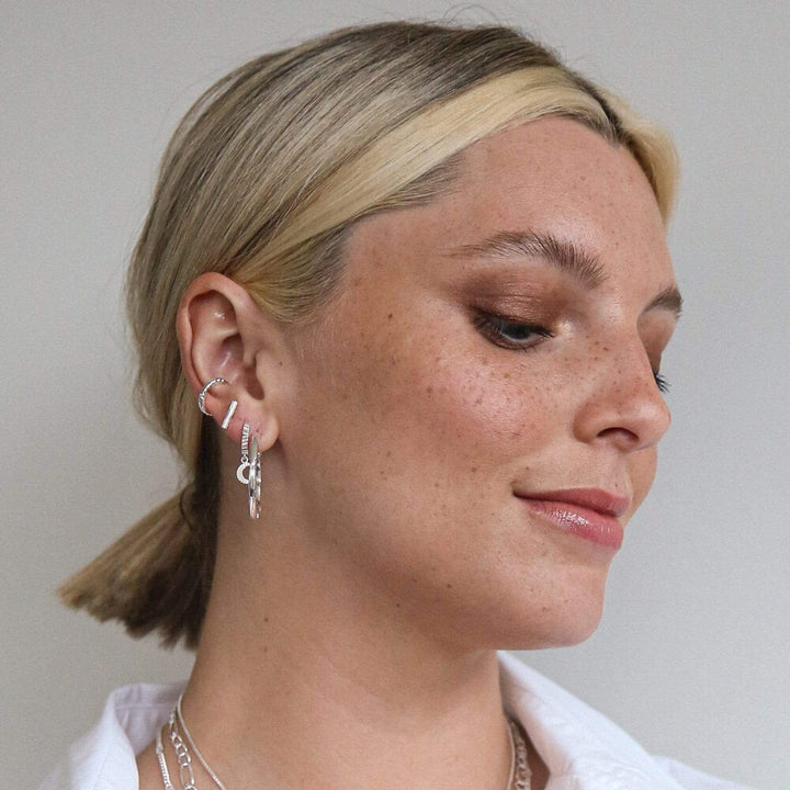 Daisy London Silver Estee Lalonde Thea Ear Cuff - MococoDaisy London2ELE18_SLVEarrings