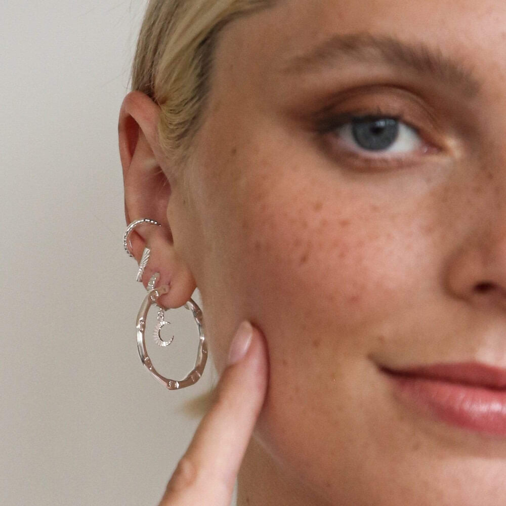 Daisy London Silver Estee Lalonde Thea Ear Cuff - MococoDaisy London2ELE18_SLVEarrings