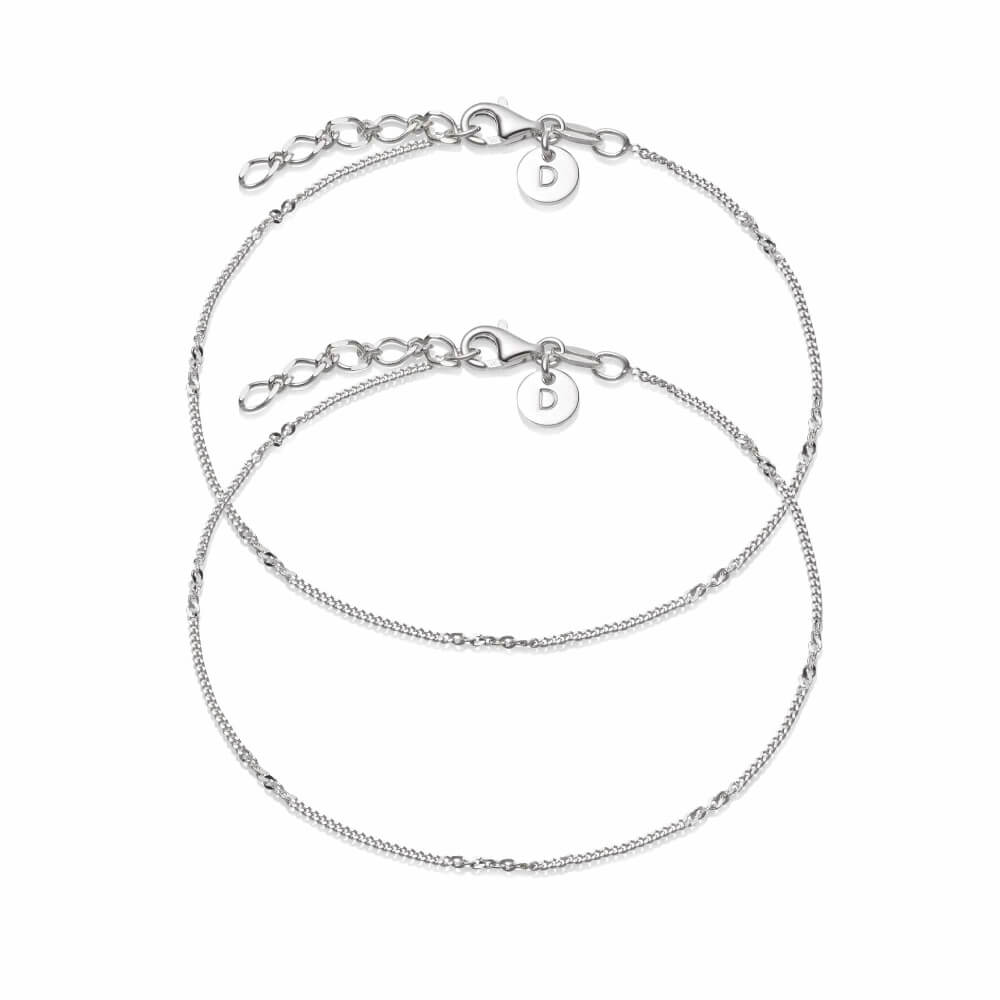 Daisy London Silver Forever Friendship Bracelet Stack – Mococo