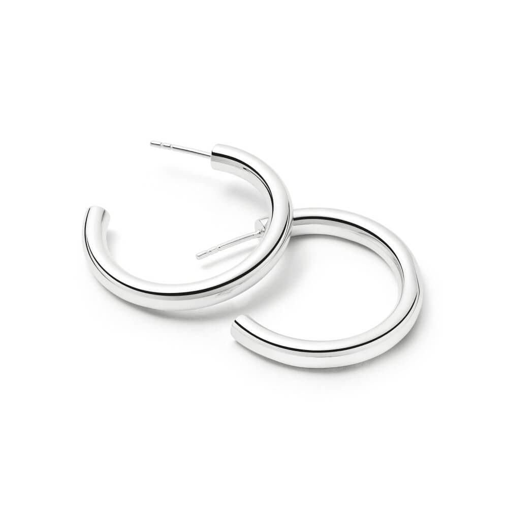 Daisy London Silver Maxi Bold Hoop Earrings - MococoDaisy LondonE3118_SLVEarrings