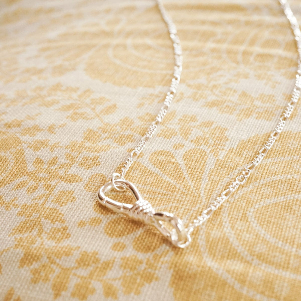 Daisy London Sterling Silver Apollo Carabiner Chain Necklace 2