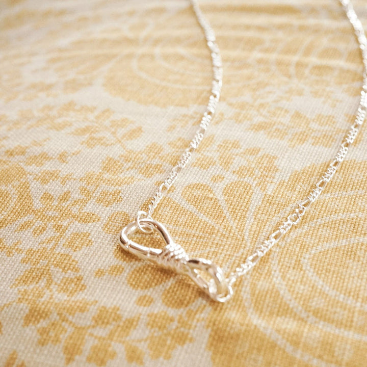 Daisy London Sterling Silver Apollo Carabiner Chain Necklace 2