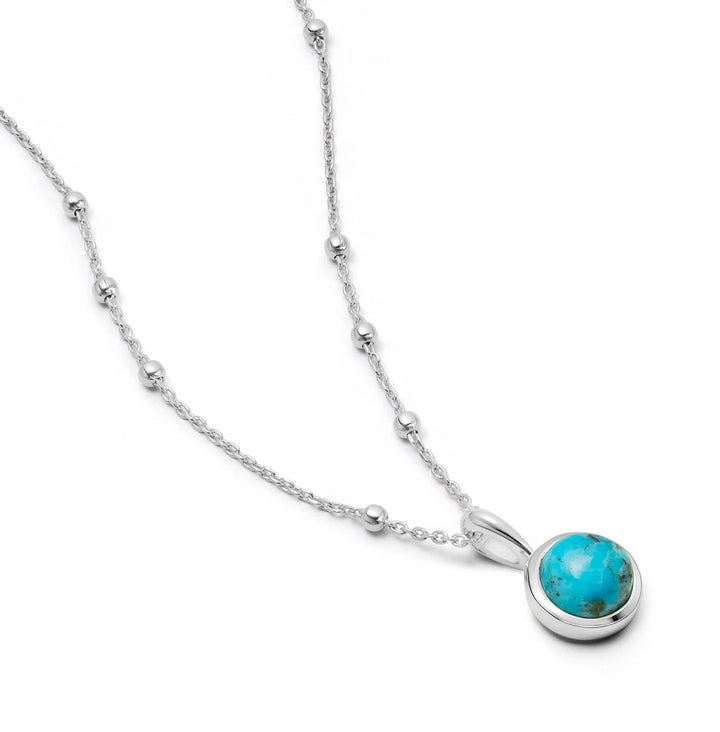 Daisy London Sterling Silver Turquoise Healing Stones Necklace - MococoDaisy LondonHN2010_SLVNecklaces