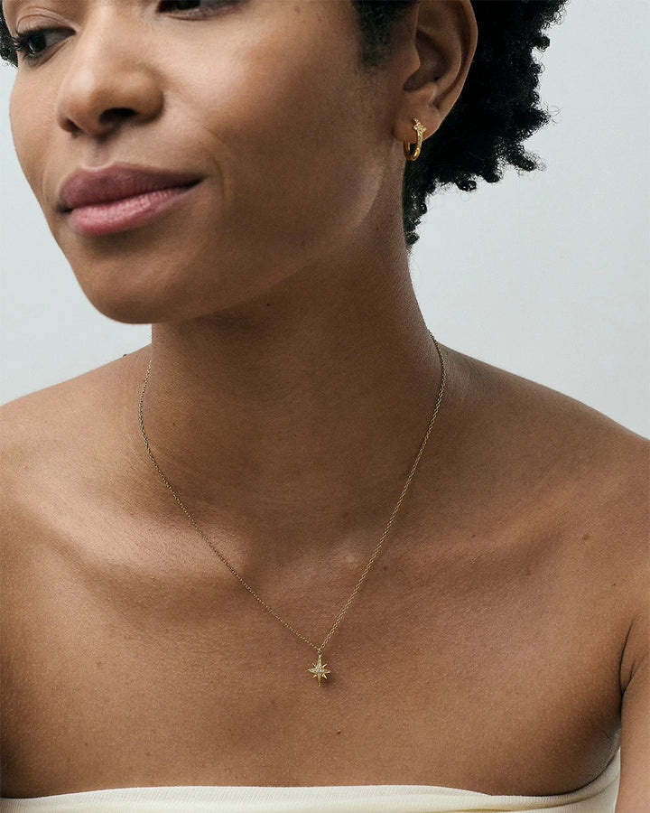 Astley Clarke  Gold Vermeil & Sapphires Celestial Star Pendant Necklace