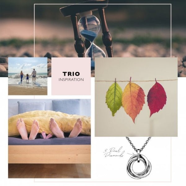 Hot Diamonds 18CT Rose Gold Plate and Silver Trio Teardrop Pendant - MococoHot DiamondsDP7805055069043555Necklaces