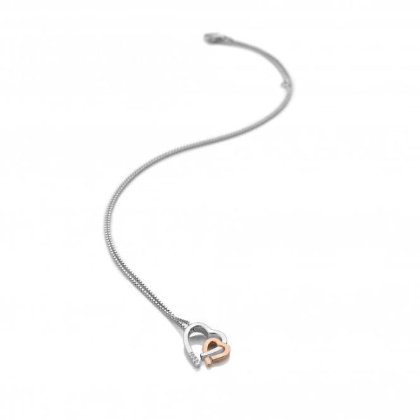 Hot Diamonds 18CT Rose Gold Plate and Silver Warm Heart Pendant - MococoHot DiamondsDP6605055069032221Necklaces