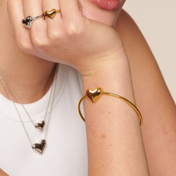 Hot Diamonds Gold Jac Jossa Desire Bangle Bracelet - YGP - MococoHot DiamondsDC1865055069053493Bracelets