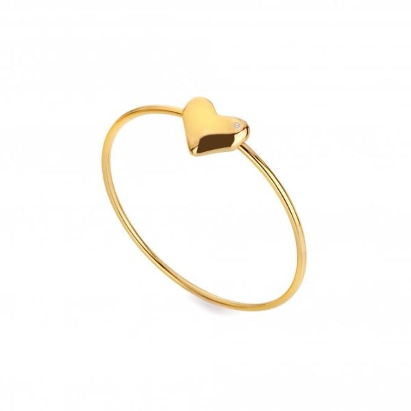 Hot Diamonds Gold Jac Jossa Desire Bangle Bracelet - YGP - MococoHot DiamondsDC1865055069053493Bracelets