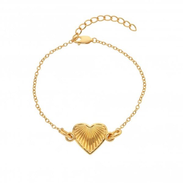 Hot Diamonds Gold Jac Jossa Essence Heart Bracelet - MococoHot DiamondsDL6945055069055619Bracelets