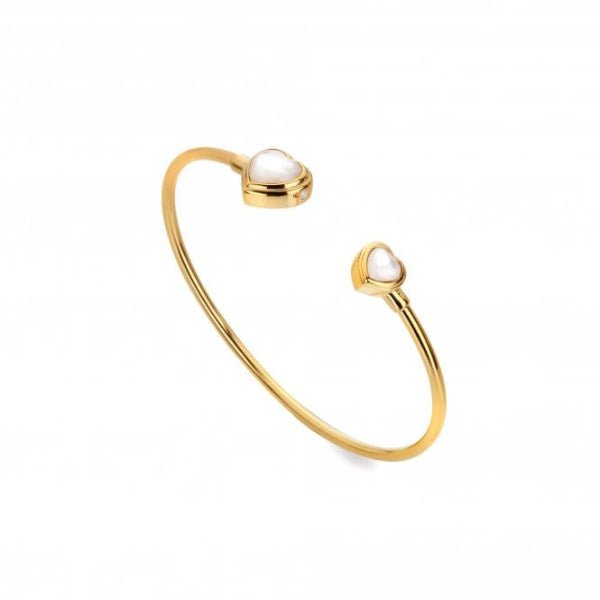 Hot Diamonds Gold Jac Jossa Heart Bangle Bracelet - MOP - MococoHot DiamondsDC1935055069054216Bracelets