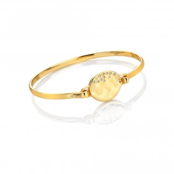 Hot Diamonds Gold Jac Jossa Illuminate Bangle Bracelet - MococoHot DiamondsDC2135055069055657Bracelets