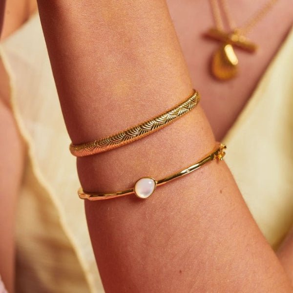 Hot Diamonds Gold Silver X GE Paris Bangle Bracelet - MococoHot DiamondsDC2165055069057392Bracelets