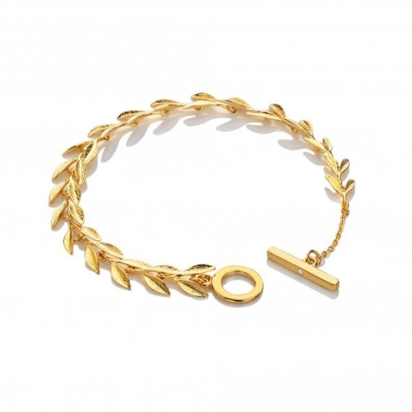 Hot Diamonds Gold Silver X TG Laurel Bracelet - YGP - MococoHot DiamondsDL6885055069055350Bracelets