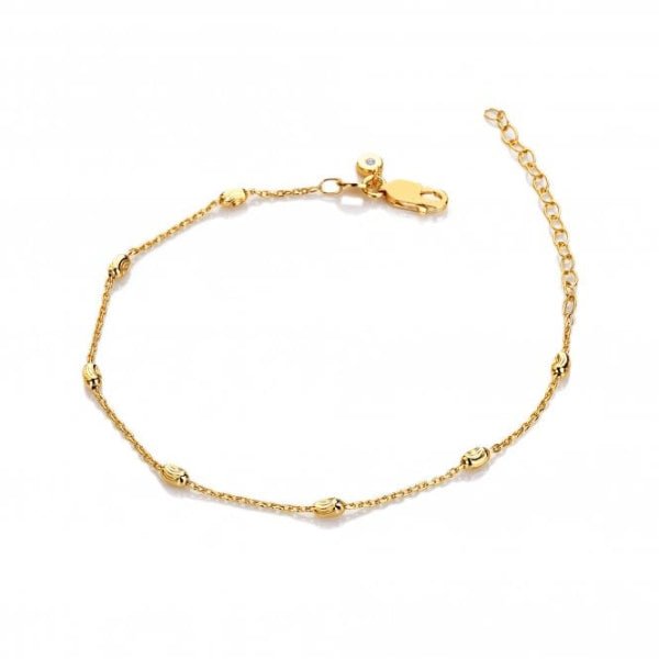 Hot Diamonds Gold Silver X TG Oval Bracelet - YGP - MococoHot DiamondsDL6845055069055312Bracelets