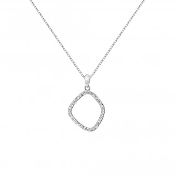 Hot Diamonds Silver Behold White Topaz Pendant - MococoHot DiamondsDP7825055069043593Necklaces