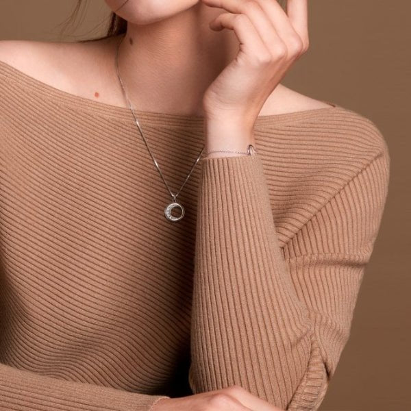 Hot Diamonds Silver Celestial Pendant - Large - MococoHot DiamondsDP8605055069046525Necklaces