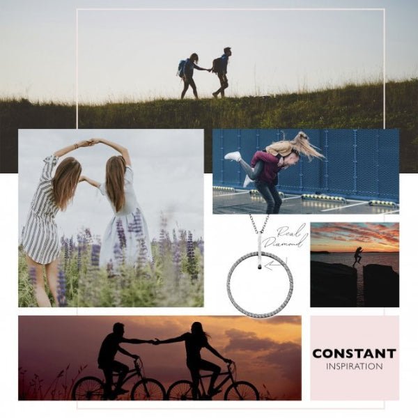 Hot Diamonds Silver Constant Circle Pendant - 25 mm - MococoHot DiamondsDP7185055069036908Necklaces