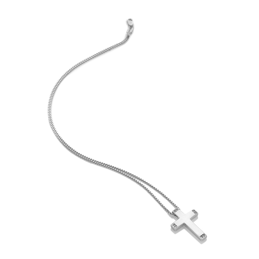 Hot Diamonds Silver Cross Pendant Necklace - MococoHot DiamondsDP105Necklaces