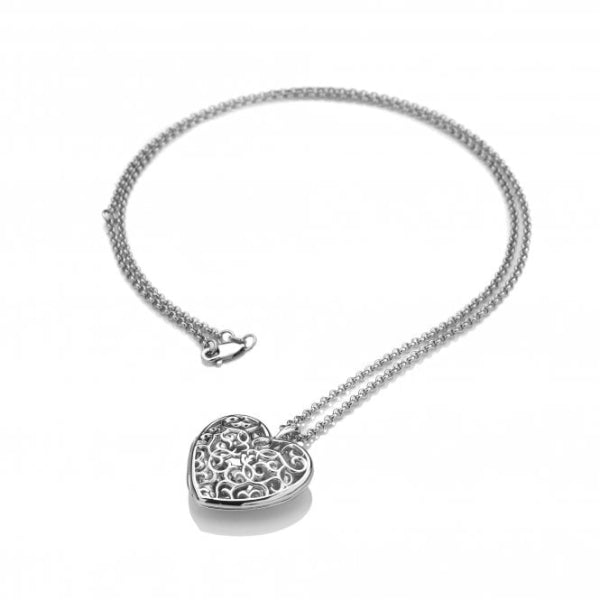 Hot Diamonds Silver Embracing Heart Locket - Large - MococoHot DiamondsDP6695055069034690Necklaces