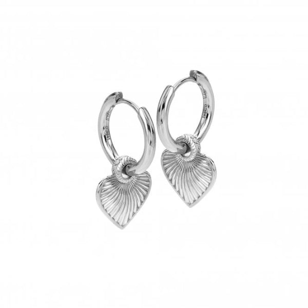Hot Diamonds Silver Essence Heart Huggie Earrings - MococoHot DiamondsDE8215055069056050Earrings