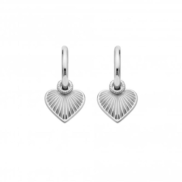 Hot Diamonds Silver Essence Heart Huggie Earrings - MococoHot DiamondsDE8215055069056050Earrings